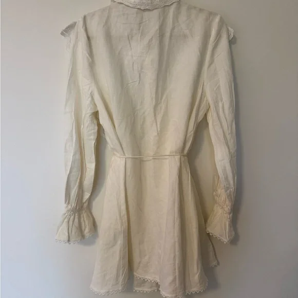 KEEPSAKE the Label Cream Eyelet Lace Long Sleeve Dress - Picture 3 of 10